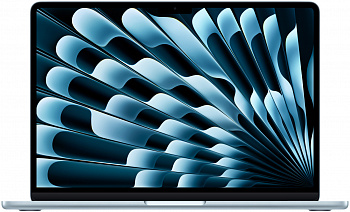 Ноутбук Apple MacBook Air 15" (M4, 2025) 24 ГБ, 512 ГБ SSD, "небесно-голубой"